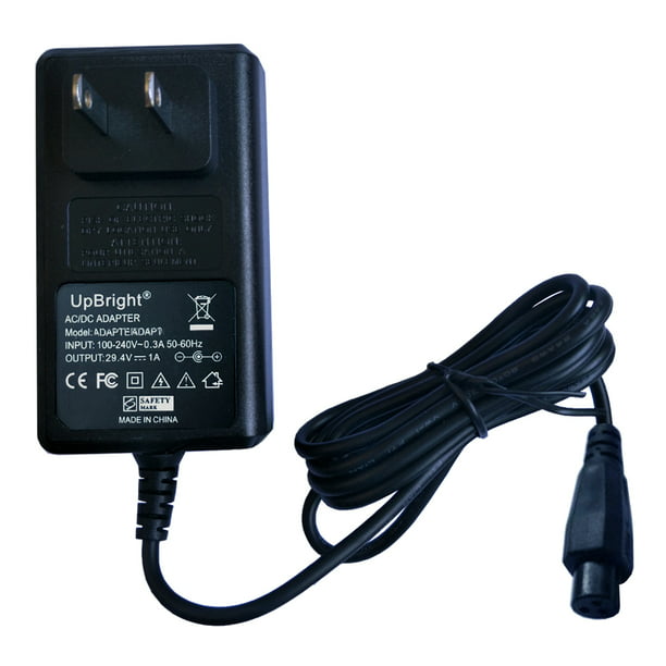 UpBright 3-Prong 29.4V AC/DC Adapter Compatible with FY0422941000 Shenzhen  Fuyuandian for 24V Li-Ion 25.2V Lithium Ion Battery Electric Scooter Hover  