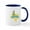 White/Navy Inside, variant on CafePress - Texas State Outline Bluebonnet Flower Mugs - 11 oz Ceramic Mug - Novelty Coffee Tea Cup