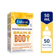 (3 pack) Enfamil Poly-Vi-Sol Liquid Multivitamin and Iron Supplement for Infants and Toddlers - 50 ml Dropper Bottle