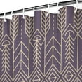 thumbnail image 4 of Ethnic Artistic Bohemian Shower Curtain 36x72 Inches Quick-Dry Polyester Curtain with Plastic Hooks Rustic Vintage Style, 4 of 5