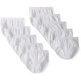 thumbnail image 3 of Hanes Womens Cotton Brief 10-Pack (White, Size 12), 3 of 3