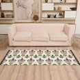 thumbnail image 2 of Yayeee Runner Rug for Bedroom 2'x6' Machine Washable Hallway Non Slip Mat, Beige Floral Pattern, 2 of 8