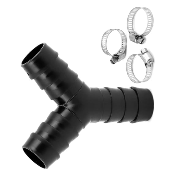 Washing Machine Drain Adapter Y Type Splitter Plastic Texture Perfect for Simultaneous Appliance Connection Fitting