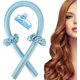 thumbnail image 1 of Rizadores de pelo sin calor, herramientas de peinado para cabello largo y mediano (rosa), 1 of 4