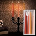 thumbnail image 6 of Luckky 4 PCS Taper Candles Long Pole, 10 Inch Scented Candle Aromatherapy Candles Gift Set Gradient Colored Candles for Home Decor Kitchen Decor Wedding Decorations (Orange), 6 of 9