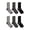 GREY ASSORTED, variant on Champion Men’s Crew Socks 6 Pack – Half Terry Cushion, Moisture-Wicking, Arch Support, Stretch Comfort, Sizes 6–12.5