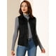 thumbnail image 3 of Chaqueta sin mangas Allegra K Para Mujer Estilo Anorak Negro S, 3 of 6