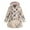 Khaki e, variant on Spazoro Kids Girls Jackets, Long Sleeve Fall Winter Cotton Zipper Hooded Warm Coats for Child Girls Boys Khaki Size 6 T
