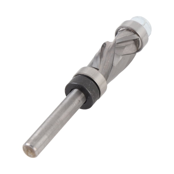 Broca de Enrutador de Doble Espiral, Extracció de Chips rápidos compressiom Flush tibsten Bordes de de casco de tungsteno de 1/4 pulgadas para trabajos de patrón