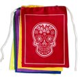 thumbnail image 7 of Handmade Sugar Skull prayer flags rainbow chakra flags from Nepal, 7 of 7