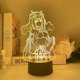 thumbnail image 1 of Luz nocturna LED 3D Plants vs Zombies Nilous que cambia de color, 1 of 1