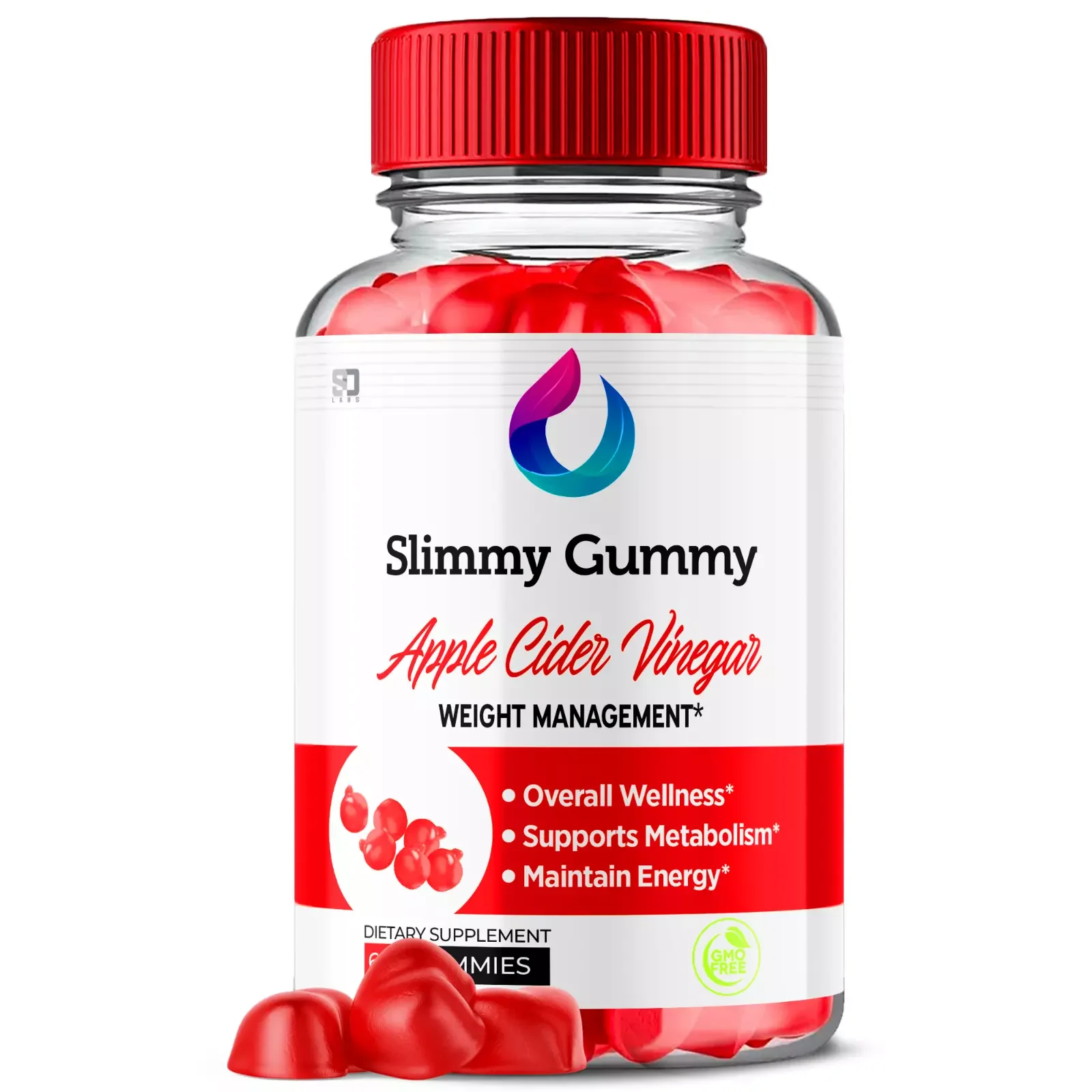 Slimmy Gummy Keto ACV Gummies Maximum Strength Weight Management Supplement 60 Gummies