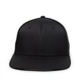 thumbnail image 3 of OC Sports OC12M Phenom Performance Twill Front Panel Cap -Black Black, 3 of 8