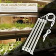 LED Grow Light Strips, Full Spectrum Indoor Lights with Auto On/Off Timer, USB Rechargeable