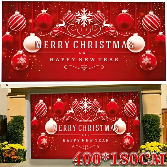 HIBIBUD Garage Door Banner Cover Hanging Decor