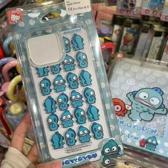 Kawaii Cute Sanrio Hangyodon Phone Case for iPhone 14 Pro Max 13 12 Mini 11 X XS XR 8 7 Plus Soft Shell Drop Resistant