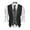 Black, variant on Coshow Men's Suit Vests Layered Waistcoat Business Formal Dress Vest for Wedding with Pockets