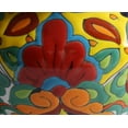thumbnail image 2 of Large-Sized Rainbow Mexican Colors Ceramic Mexican Garden Pot, 2 of 2