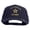Navy, variant on U.S. Army Veteran Military Embroidered Solid Cotton Twill 5 Panel Prostyle Snap Cap - Navy OSFM