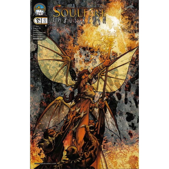 Soulfire: Chaos Reign #2B VF ; Aspen Comic Book