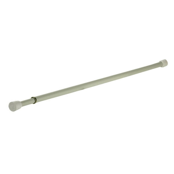 2Pc Kenney Enamel White Tension Rod 18 in. L X 28 in. L