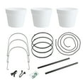 thumbnail image 2 of Detachable Chain Flower Pot,Detachable Chain Hanging Flower Flower Pot Iron Hanging Flower Pot Revolutionary Design, 2 of 8