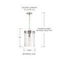 thumbnail image 4 of Capital Lighting 348711 Fuller 10" Wide Mini Pendant - Brass, 4 of 7