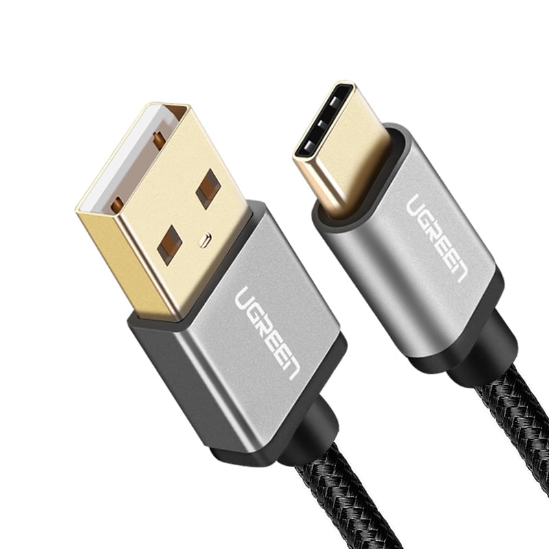 UGREEN Câble USB C en Nylon Tressé 3A Type C vers USB A Charge