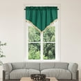 thumbnail image 6 of DcGZvy Valances for Windows Short Curtain Panel Elegant Valance for Kitchen, Living Room, Bedroom, Bathroom Blackout Window Valance Home Window Decoration, 6 of 7
