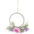 thumbnail image 6 of jojofuny Spring Floral Wreath Imitation Flower Decor Multi 1Set 14.2X10.2in, 6 of 8
