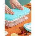 thumbnail image 1 of PENGXIANG Ice Cube Maker Ice Mould Box Double Layer Creative Ice Storage Box Quick Demould Ice Cube Moulds Lazy Ice Maker One Second Release Ice Cubes for Cocktail Whiskey Bar Kitchen Too, 1 of 11