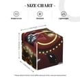 thumbnail image 3 of Kdxio Casino King And Playing Cards Print Tissue Box Cover,Square Decorative PU Leather Facial Paper Case Organizer Holder Dispenser for Bathroom,Night Stands,Desk,Car 5.2''X5.2''X5.2'', 3 of 6