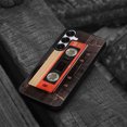 thumbnail image 4 of WIRESTER Shockproof Soft Rubber Cover Case for Samsung Galaxy S25 6.2" 2025, Red Vintage Cassette Tape, 4 of 5