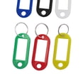 thumbnail image 3 of 6pcs Etiquetas de identificación de llaves Tarjetas de nombre Llavero Llavero de colores surtidos, 3 of 4
