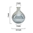 thumbnail image 5 of Serene Spaces Living 7" Tall Gray Glass Bulb Vase, Pack of 8, 5 of 6