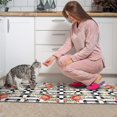 thumbnail image 3 of Pioneer Flower Floral Print Pattern Kitchen Rugs Sets Of 2, Anti Fatigue Non Slip Washable Floor Mats for Kitchen Sink Laundry, 17X30 Inch + 17X47 Inch, 3 of 6