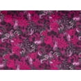 thumbnail image 2 of Zelouf Print On Abigale Stretch Velvet  , Sewing, DIY, Crafts Fabric by the Yard, 636 Wine/magenta, 5 Yard, 2 of 2