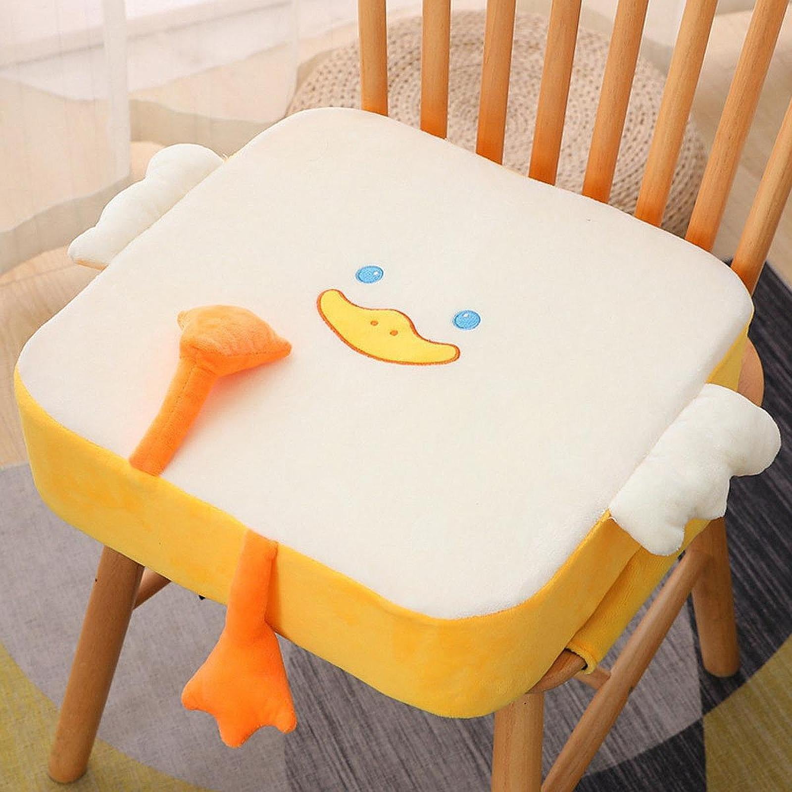 JWQFBC Kids Booster Seat for Dining Table Travel Booster Seat Washable Portable Compact Duck