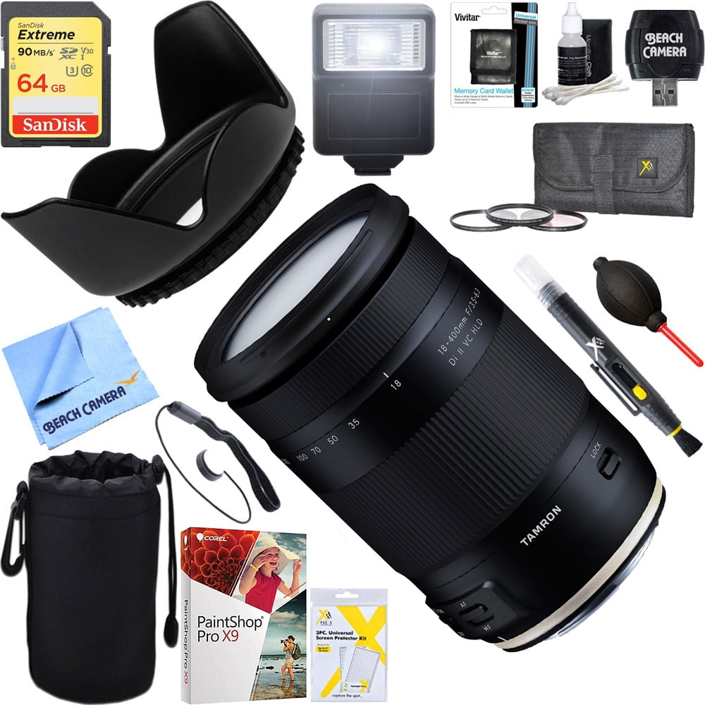 Tamron Afb028c 700 18 400mm F 3 5 6 3 Di Ii Vc Hld All In One Zoom Lens For Canon Mount 64gb Ultimate Filter Flash Photography Bundle Walmart Com Walmart Com