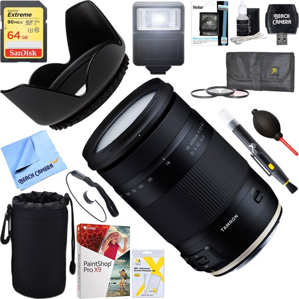 Tamron Afb028c 700 18 400mm F 3 5 6 3 Di Ii Vc Hld All In One Zoom Lens For Canon Mount 64gb Ultimate Filter Flash Photography Bundle Walmart Com Walmart Com