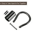 thumbnail image 4 of 0.51" Cord End Cap Terminator Cord Finding for Tassel Jewelry Making 6Pack Black, 4 of 6