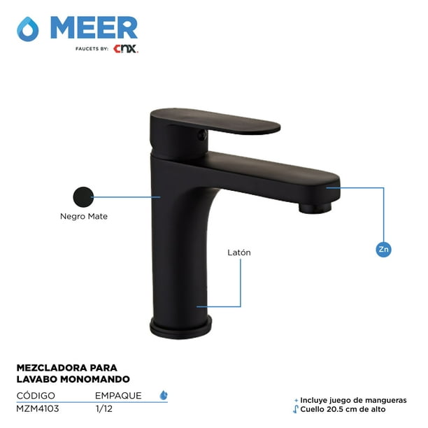 Meer Monomando Para Lavabo Alto Mezcladora Monomando