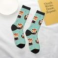thumbnail image 4 of Uemuo Fox Printed Kids Boys Socks Seamless Crew Socks Crazy Funny Athletic Sport Socks for Children, 4 of 6