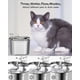 thumbnail image 4 of Fuente de Agua para Gatos CHAO Acero Inoxidable 2,2 L Bomba Ultrasilenciosa Filtros Múltiples, 4 of 5