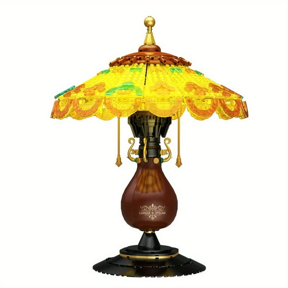 (804pcs) The Building Set For Adults Table Lamp Mini Building Blocks For Display Ideas Art Project For Home Decor Not Compatible With Lego Set