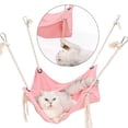 thumbnail image 4 of Summer Pet HangingBreathable Cotton Linen Tassels Hammock for Cats, 4 of 8