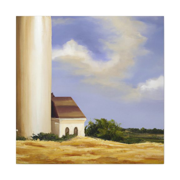 Silo in Splendor. - Canvas