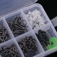 thumbnail image 3 of 200 Unids Caja de material acero De Resistencia Barbless Y Púas Ganchos De Pesca agua de salada Zulema Gancho de pesca de acero de alto carbono, 3 of 8
