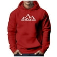 thumbnail image 2 of kamemir Sweatshirts for Men Retro Y3K Hoodie Gothic Casual Print Pattern Fashion Hoodie Men Harajuku Men Clothing(Red,XL), 2 of 4