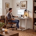 thumbnail image 6 of Homall 48" × 24" Electric Standing Desk Height Adjustable Home Office Computer Desk Memory Preset with T-Shaped Metal Bracket, White, 6 of 8